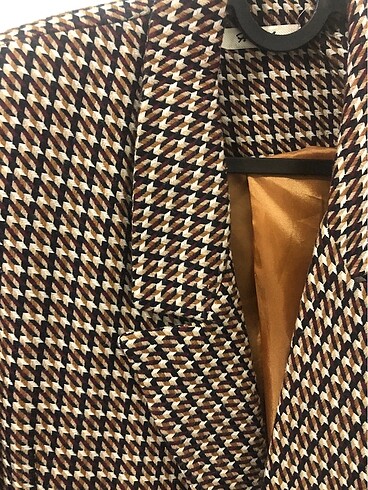 Diğer Kazayağı desen blazer ceket