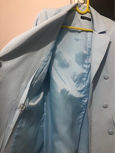 36 Beden Mavi Blazer Ceket