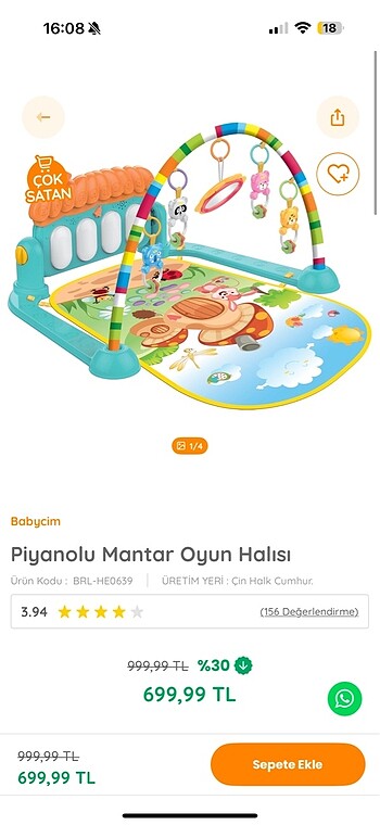 Piyanolu oyun halısı