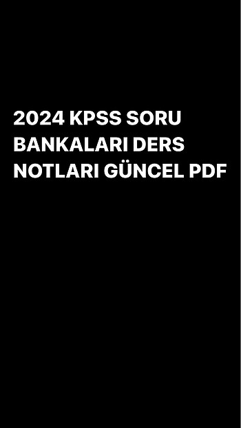 Kpss kitap 2024