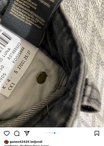 diğer Beden gri Renk Kadın Denim Pantolon