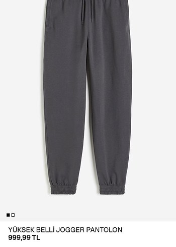 H&M Gri Kadın Rahat Kesim Eşofman Altı