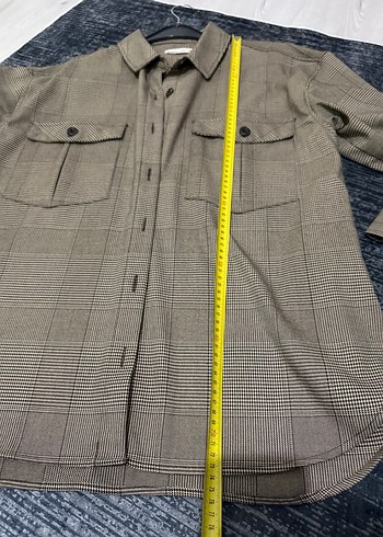 Düğmeli Kahverengi Gömlek - Görsel 3