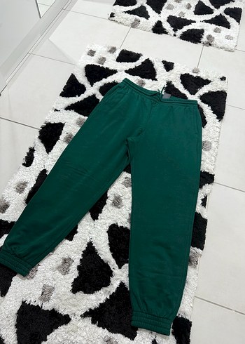 Kadın Yeşil Rahat Kesim Sweatpant - Görsel 2