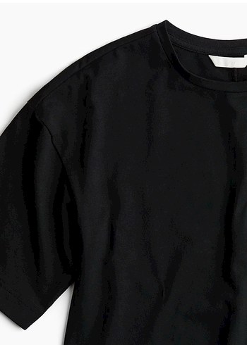H&M Kadın Siyah Uzun Basic Elbise