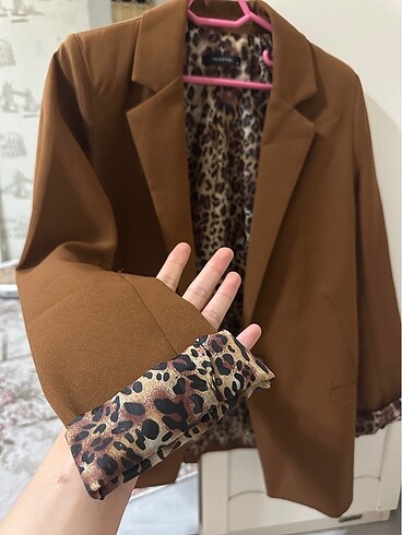 s Beden kahverengi Renk Trendyolmilla Blazer ceket