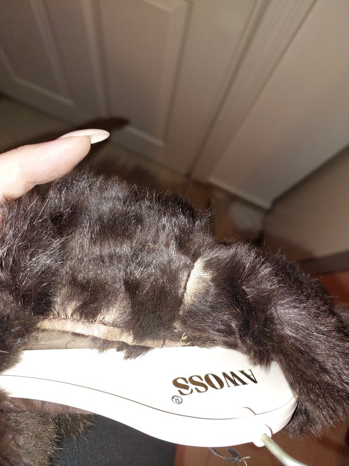 Kahverengi Kürklü Deri Kadın Ceket - Görsel 5