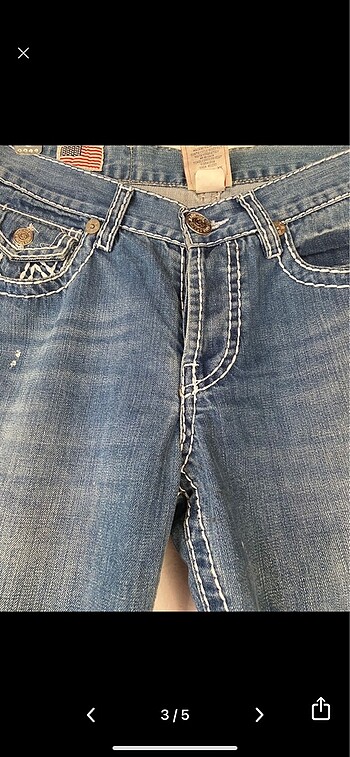 30 Beden mavi Renk true religion jeans