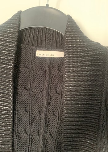 Gri Siyah Hırka - Görsel 4