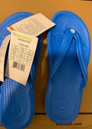36 Beden mavi Renk Mavi Crocs Crocband Flip Terlik