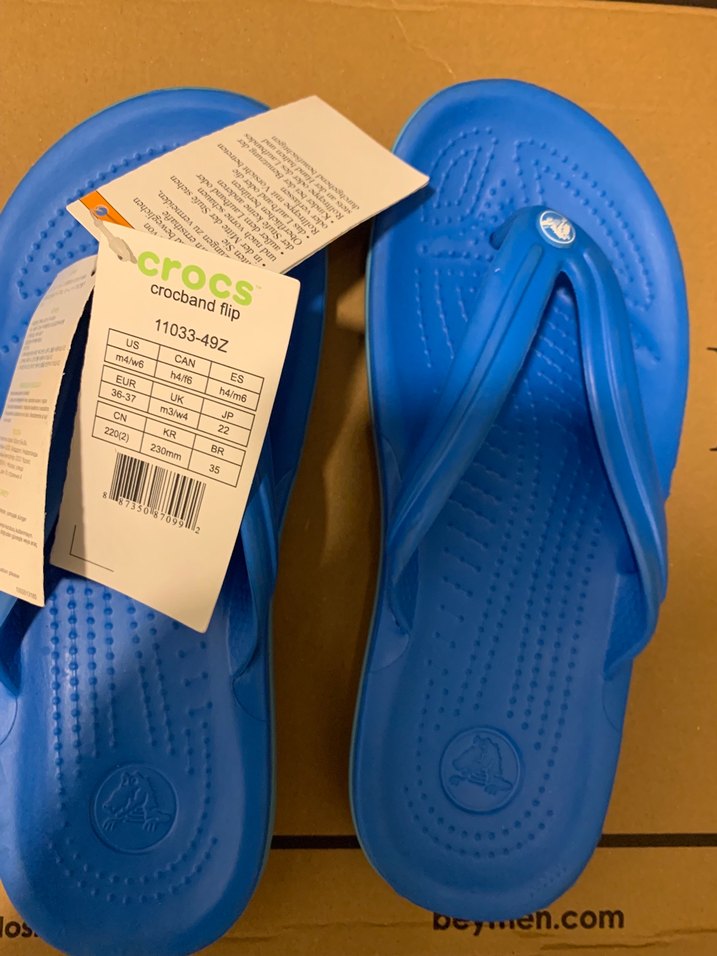 Mavi Crocs Crocband Flip Terlik - Görsel 3