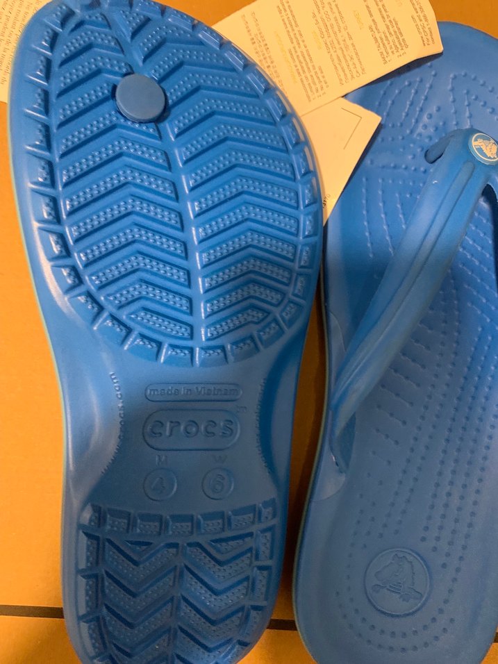 Mavi Crocs Crocband Flip Terlik - Görsel 4