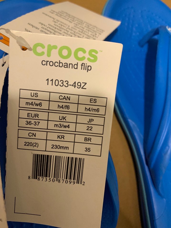 Mavi Crocs Crocband Flip Terlik - Görsel 2