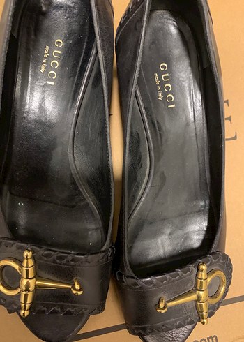 Gucci Kadın Klasik Deri Topuklu Ayakkabı - Görsel 4