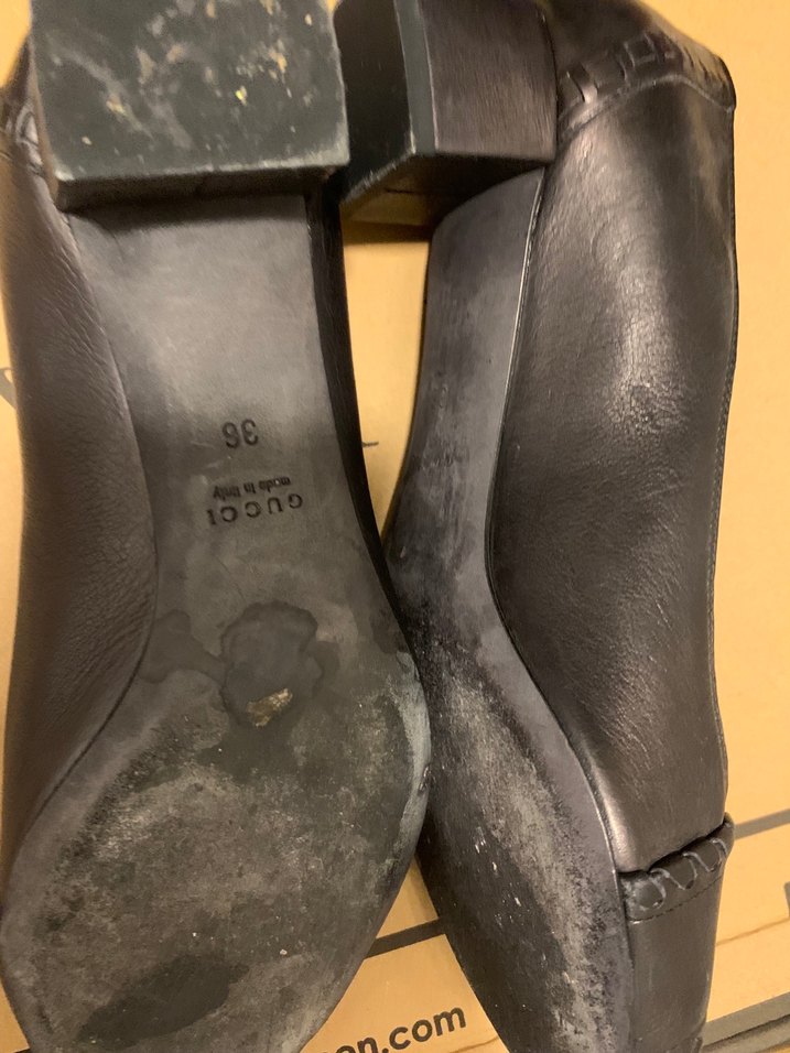 Gucci Kadın Klasik Deri Topuklu Ayakkabı - Görsel 3