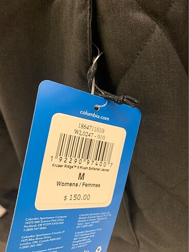 Columbia mont M - Görsel 8