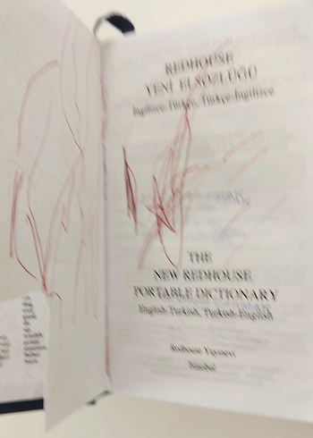 Redhouse İngilizce-Türkçe Sözlük - Görsel 5