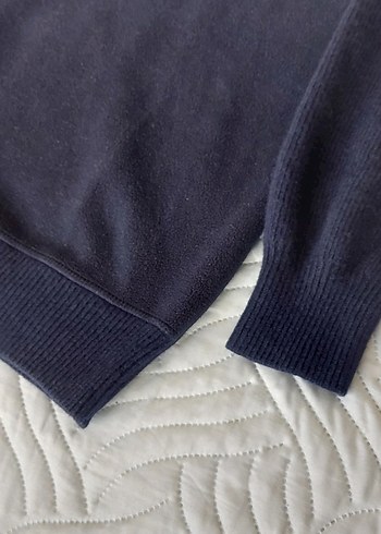 Wrangler Ünisex Lacivert Boğazlı Triko Kazak