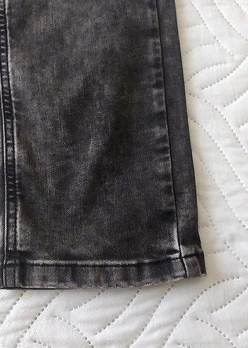 StreetOne Gri Batik Taşlanmış Kadın Kot Pantolon