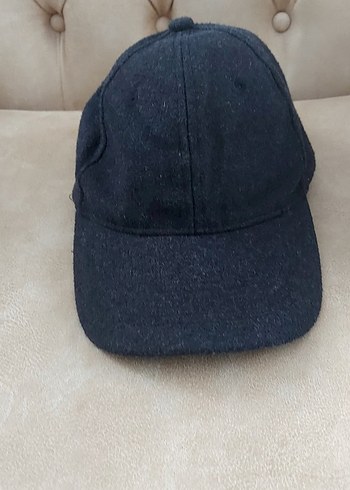 Ünisex Gri Denim Şapka