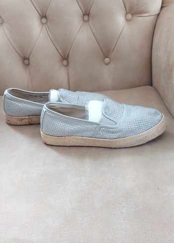 Gri Kadın Dolgu Topuklu Espadril - Görsel 3