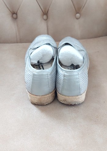 Gri Kadın Dolgu Topuklu Espadril - Görsel 4