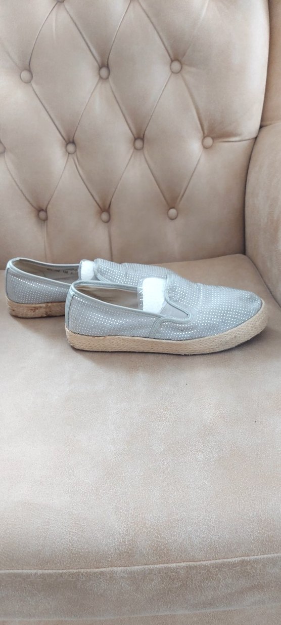 Gri Kadın Dolgu Topuklu Espadril - Görsel 3