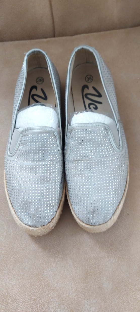 Gri Kadın Dolgu Topuklu Espadril - Görsel 2