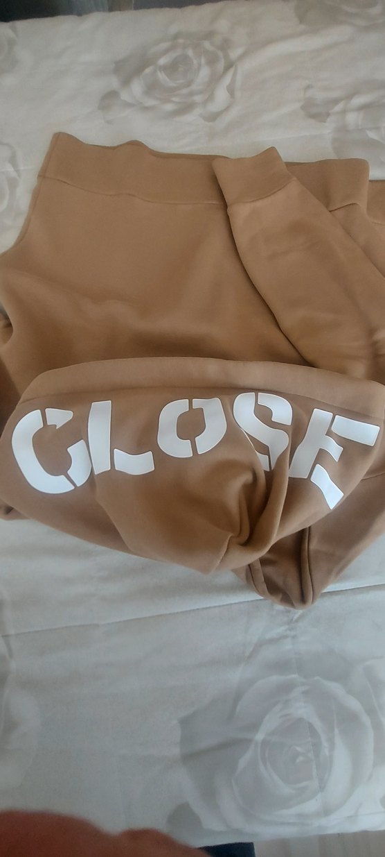 Bej Kapüşonlu Rahat Sweatshirt - Görsel 5