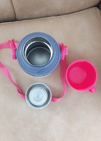 Pembe Renkli Çocuk Termosu - Görsel 6