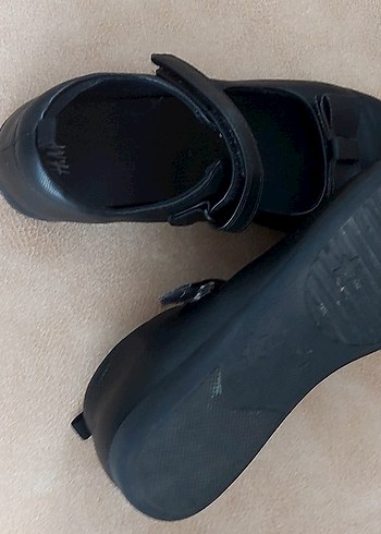 Kız Çocuk Siyah Tokalı Babet Ayakkabı - Görsel 6