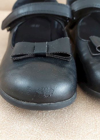 Kız Çocuk Siyah Tokalı Babet Ayakkabı - Görsel 7