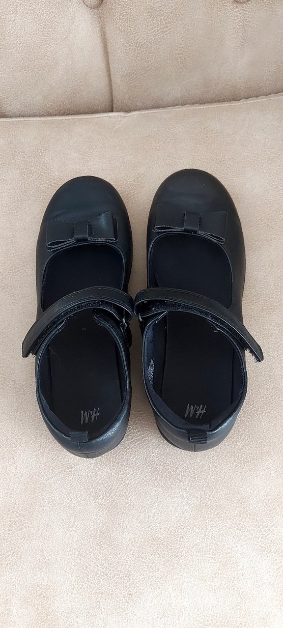 Kız Çocuk Siyah Tokalı Babet Ayakkabı - Görsel 5