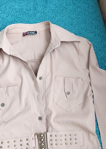 Kemerli Kadın Elbisesi - Görsel 5