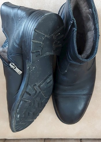 Klasik Siyah Deri İçi K.rklü Erkek Bot - Görsel 7