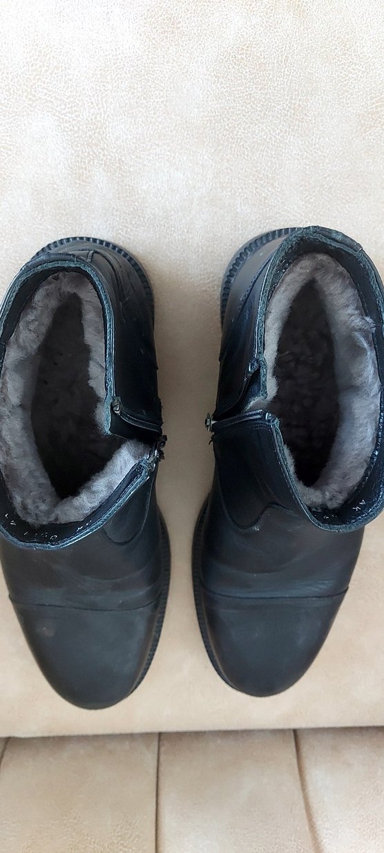 Klasik Siyah Deri İçi K.rklü Erkek Bot - Görsel 5