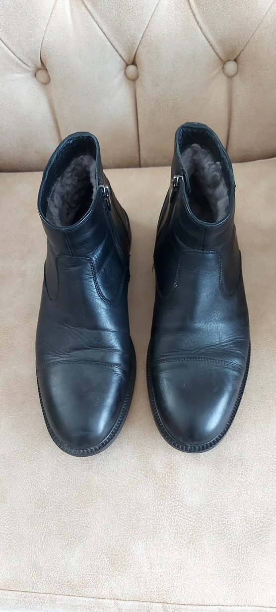 Klasik Siyah Deri İçi K.rklü Erkek Bot - Görsel 2