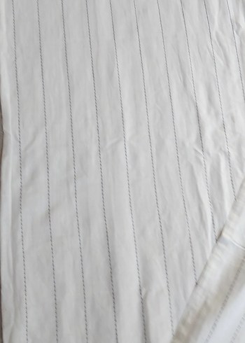 Beyaz Çizgili Konvansiyonel Perde - Görsel 4