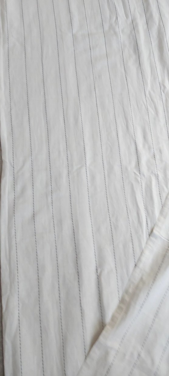 Beyaz Çizgili Konvansiyonel Perde - Görsel 4