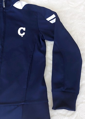 Erkek Çocuk Lacivert Fermuarlı Logolu Mont - Görsel 4