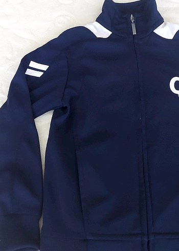 Erkek Çocuk Lacivert Fermuarlı Logolu Mont - Görsel 5