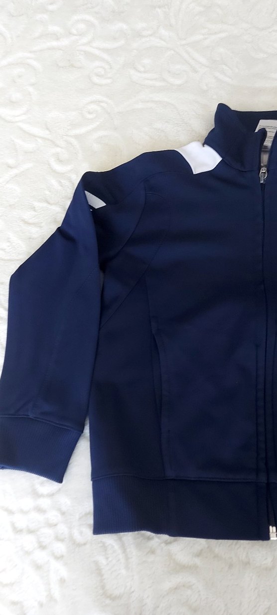 Erkek Çocuk Lacivert Fermuarlı Logolu Mont - Görsel 3