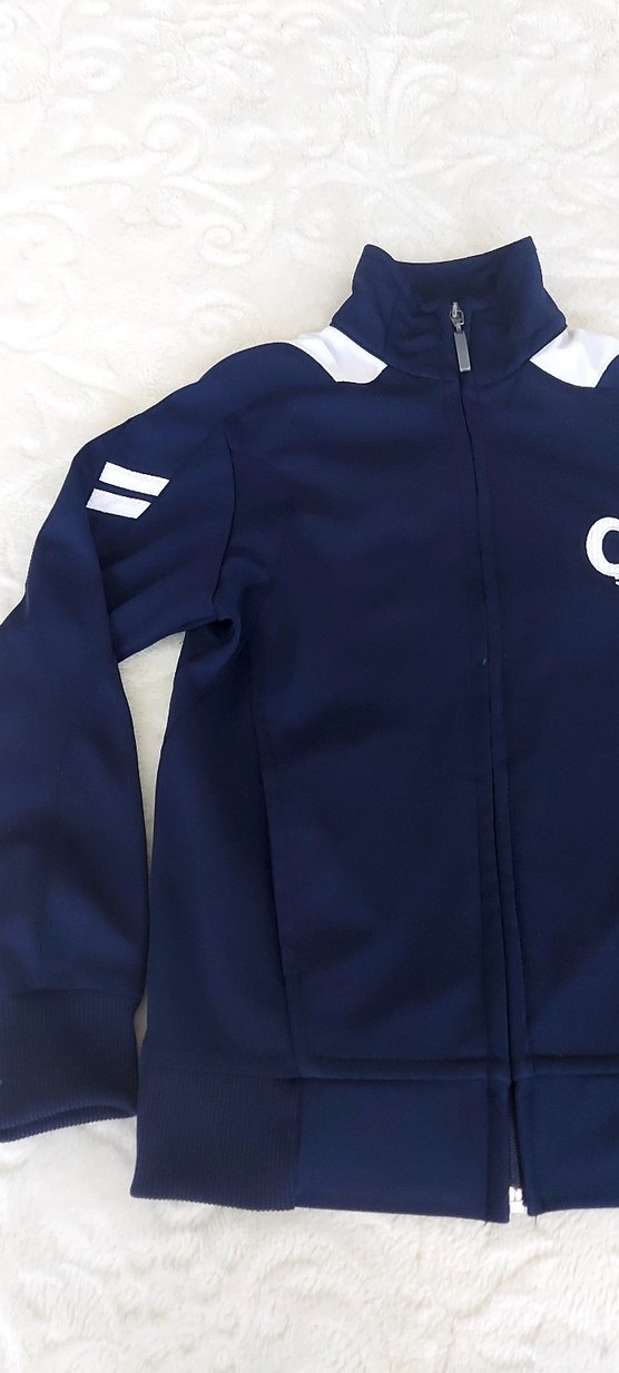 Erkek Çocuk Lacivert Fermuarlı Logolu Mont - Görsel 5