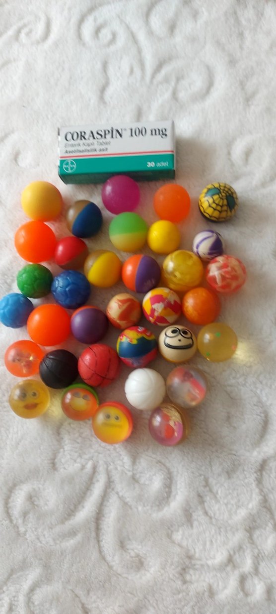 Renkli Zıplayan Sert Toplar Seti - Görsel 2