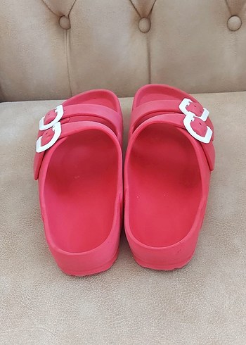 37 Beden Pembe Tokalı Kadın Terlik