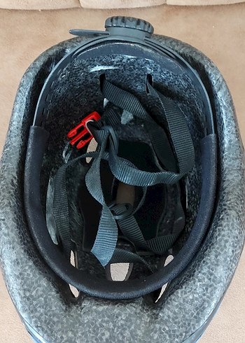 Mavi Biker Stil Çocuk bisiklet Kaskı - Görsel 4