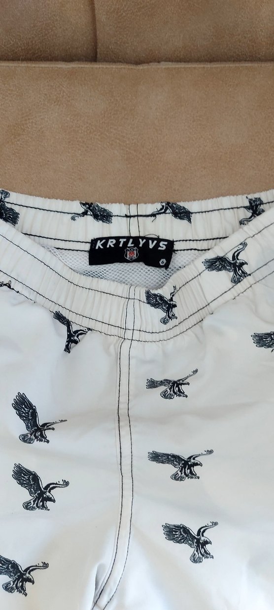 Baskılı Beyaz Erkek Mayo - Görsel 3