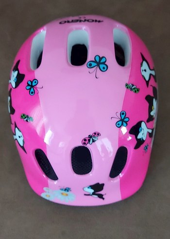 Pembe Renkli Çocuk.bisikletKaskı - Görsel 2