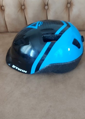 Mavi Baskılı Çocuk Bisiklet Kaskı - Görsel 3