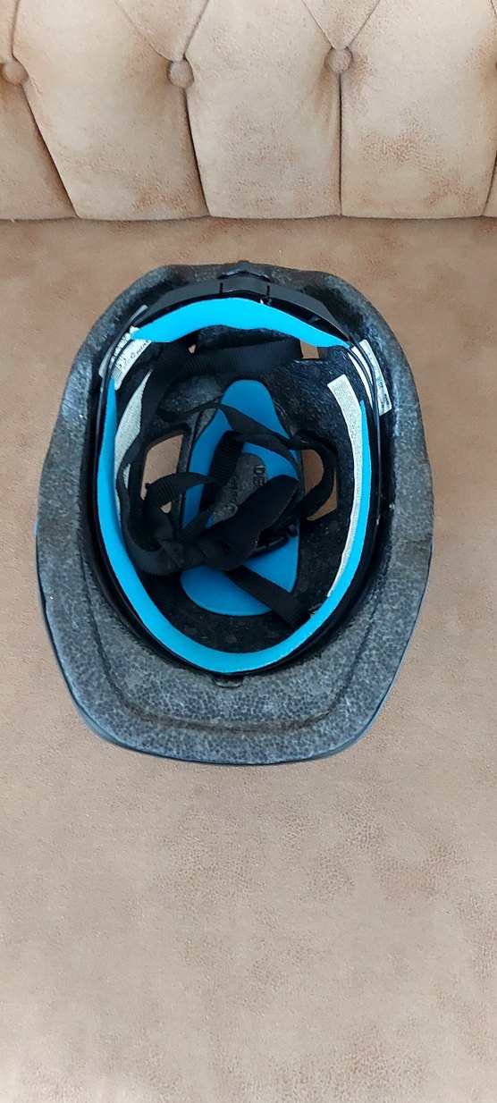 Mavi Baskılı Çocuk Bisiklet Kaskı - Görsel 4